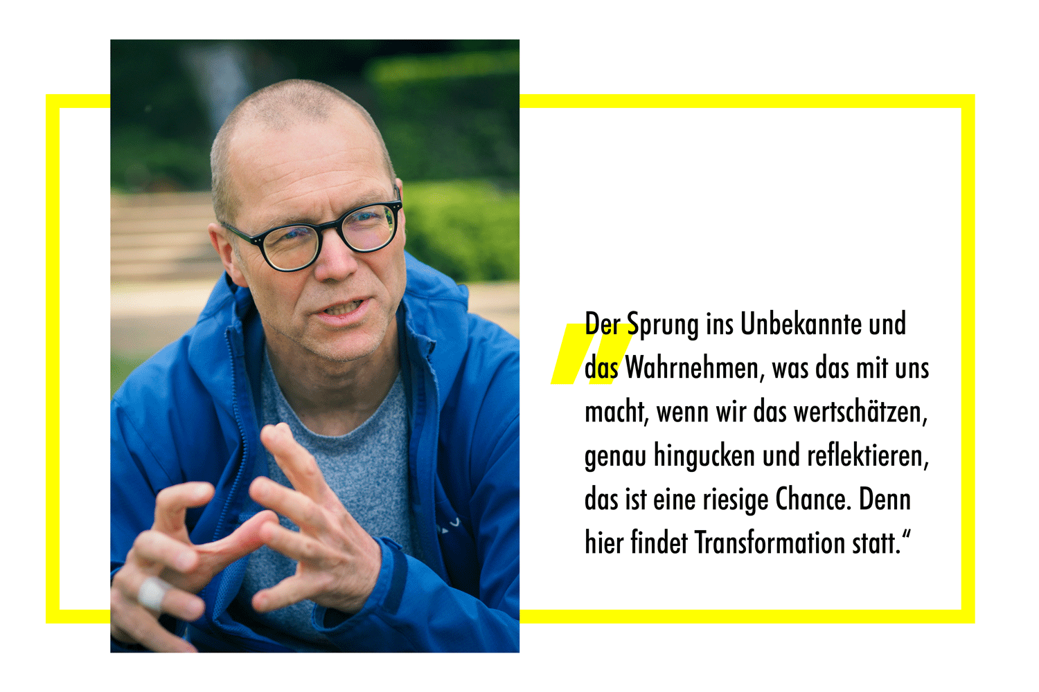 Stefan Fuchs im Gespräch über Transformation
